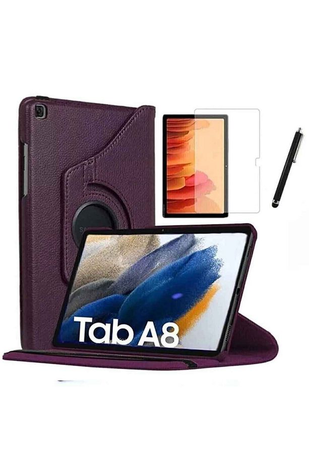 Samsung Galaxy Tab A8 X200 X205 X207 Kılıf Ekran Koruyucu Kalem Set - 1