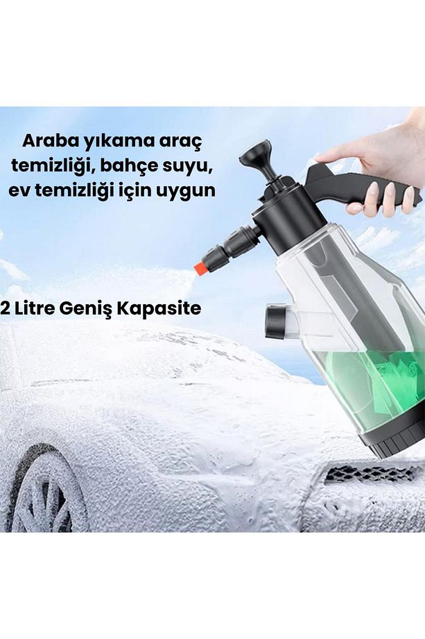 2lt Yüksek Basınçlı Araç Yıkama Köpük Pompası Oto Yıkama, Bahçe, Araç, Motor Köpük Pompası - 2