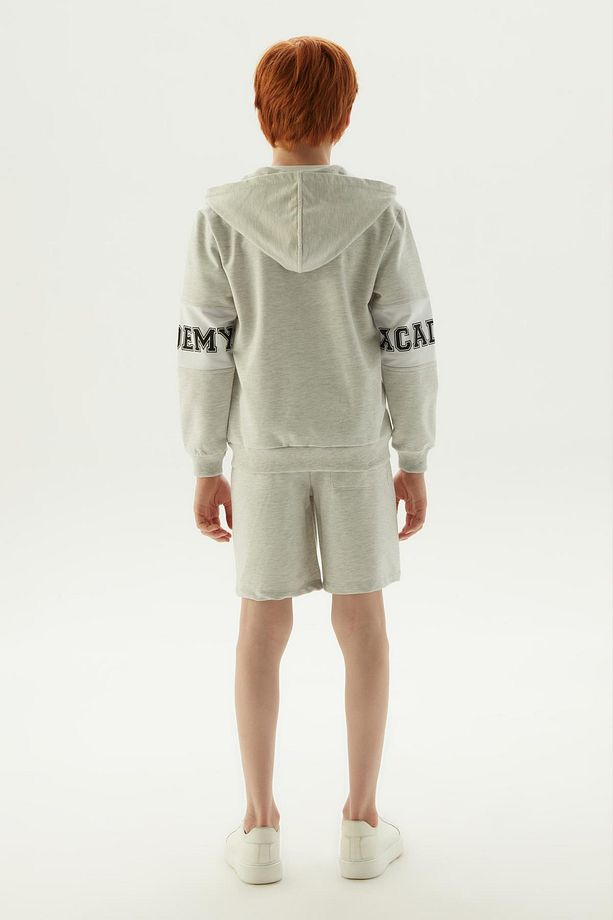 BG Store Erkek Çocuk Gri Eşofman Üstü - 4