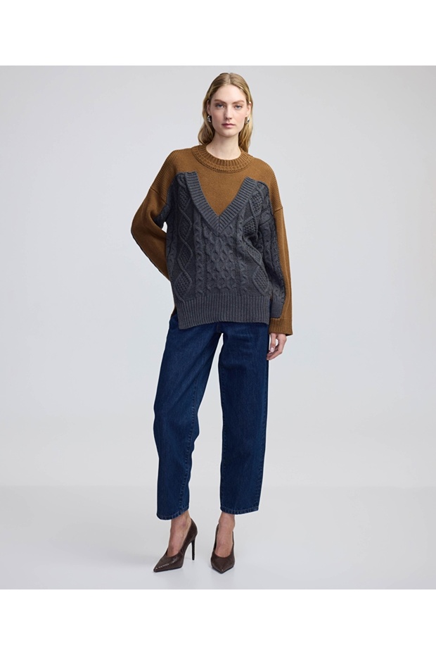 Colorblock oversize kazak - 2