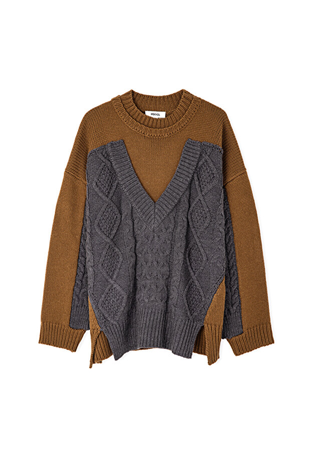 Colorblock oversize kazak - 3