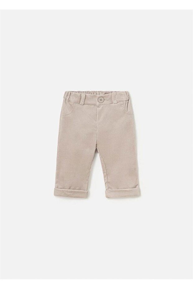 Baby Boy Corduroy Trousers Beige 2523