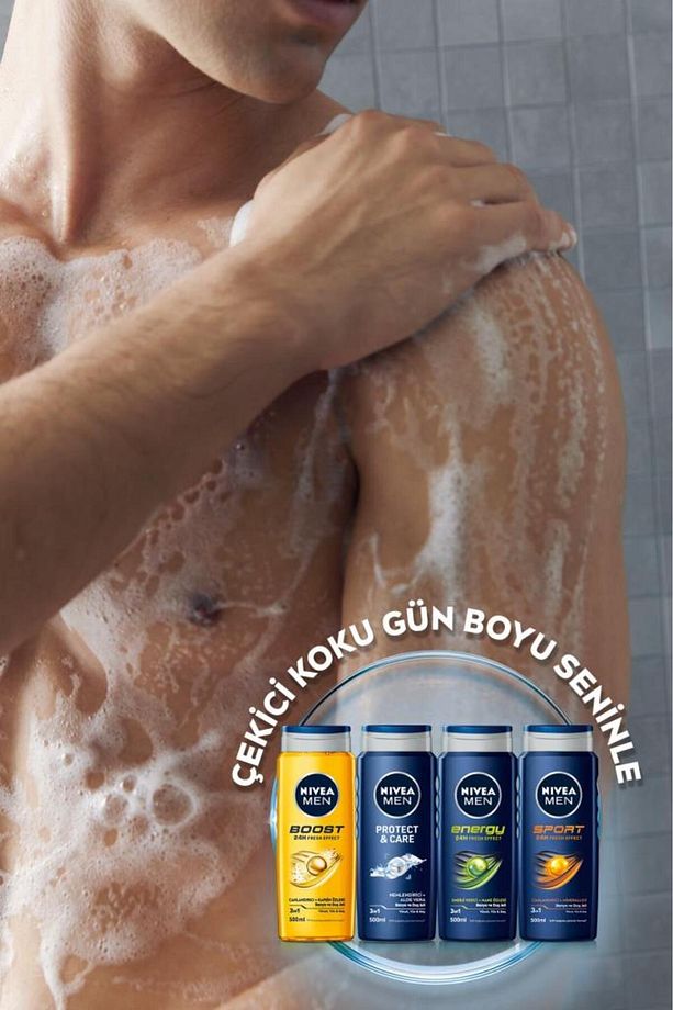 Duş Şamp Energy Erkek 500ml X3 - 6