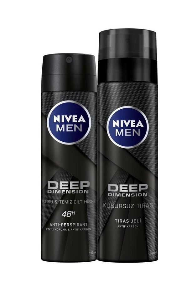 Deep Sprey Deodorant Erkek 150 ml Deep Tıraş Jeli 200 ml - 1
