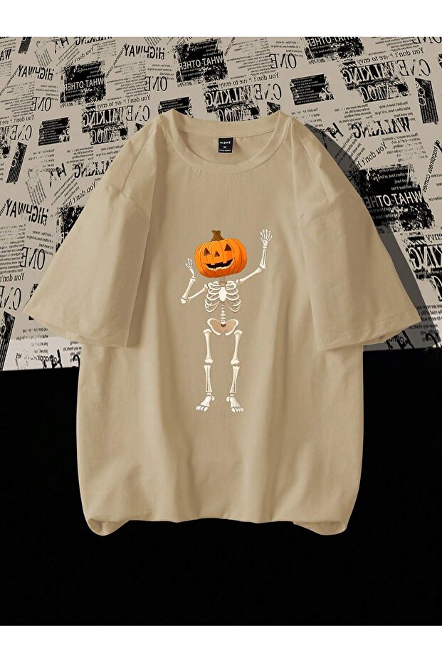 Halloween Pumpkin Printed T-Shirt