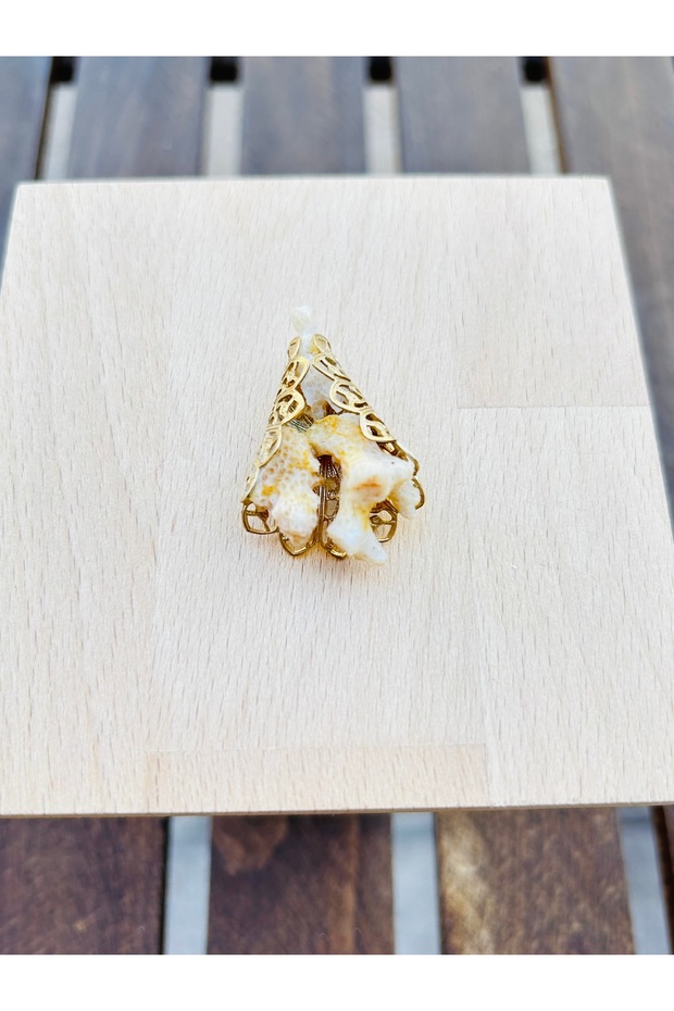 Gerçek Mercan Broş - 1