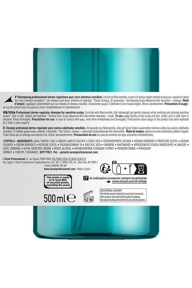 Serie Expert Scalp Advanced Hassas Saç Derisi Için Profesyonel Şampuan 500ml - 5