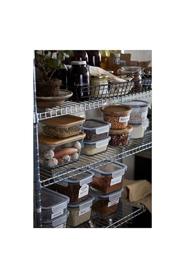 365+ وعاء تخزين زجاجي مستطيل 1 لتر 70359199 - 5