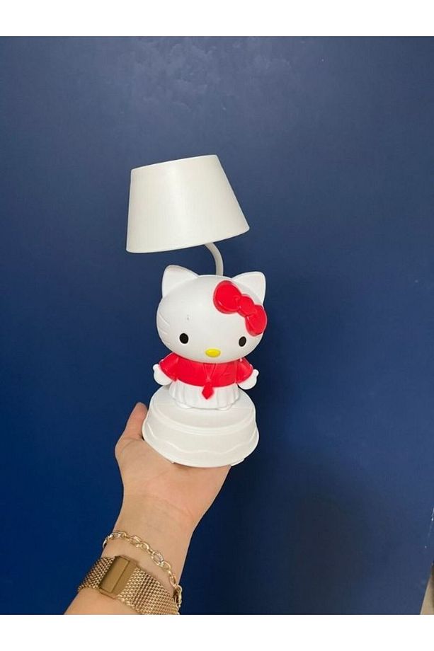 Hello Kitty Temalı Şarj Edilebilir Masa Lambası - 3 Saat Yanma Süresi - 1
