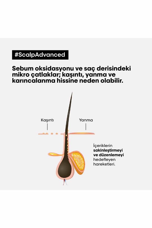 Serie Expert Scalp Advanced Hassas Saç Derisi Için Profesyonel Şampuan 500ml - 6