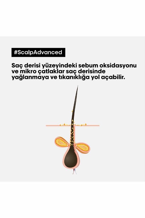 Serie Expert Scalp Advanced Yağlanma Karşıtı Profesyonel Şampuan 500ml - 6