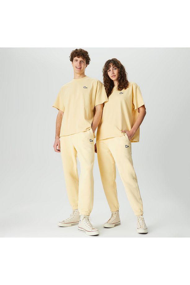 Go-to Chuck 70 Loose Fit Unisex Krem Eşofman Altı - 1