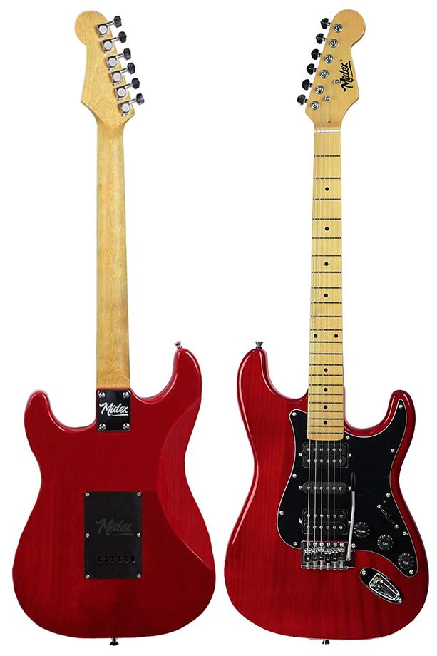 Rph-40rd-35amp 35w Amfili Elektro Gitar Seti Hsh Manyetik Maple Klavye - 4
