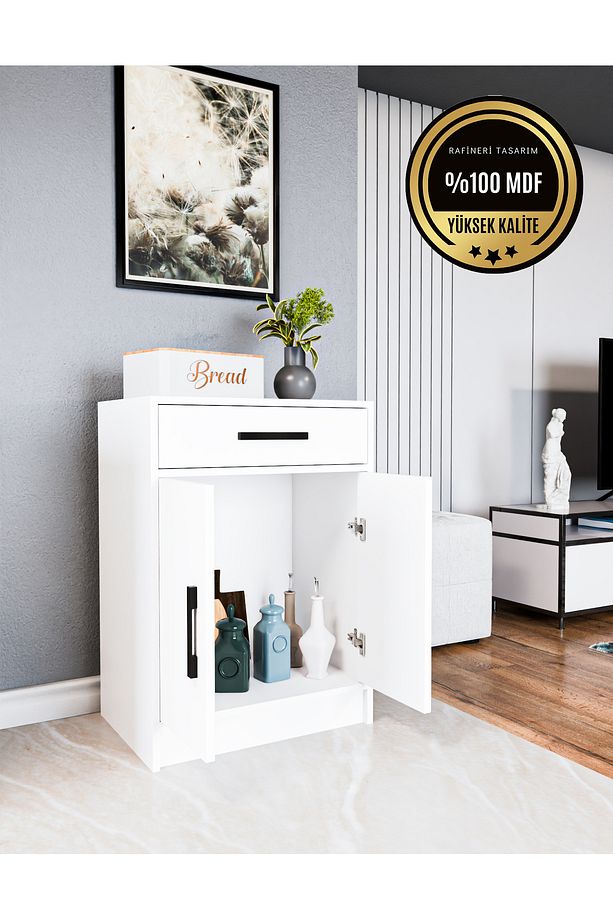 PREMİYUM Çok Amaçlı Dolap  MDF mutfak balkon banyo da kullanılabilir - 2