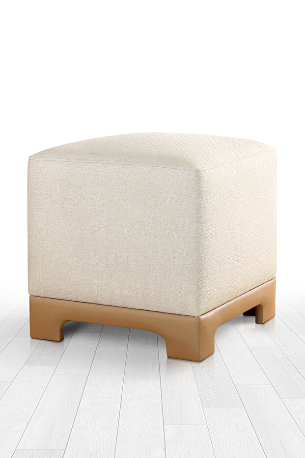 Lenover Puf - Krem Bej - 1