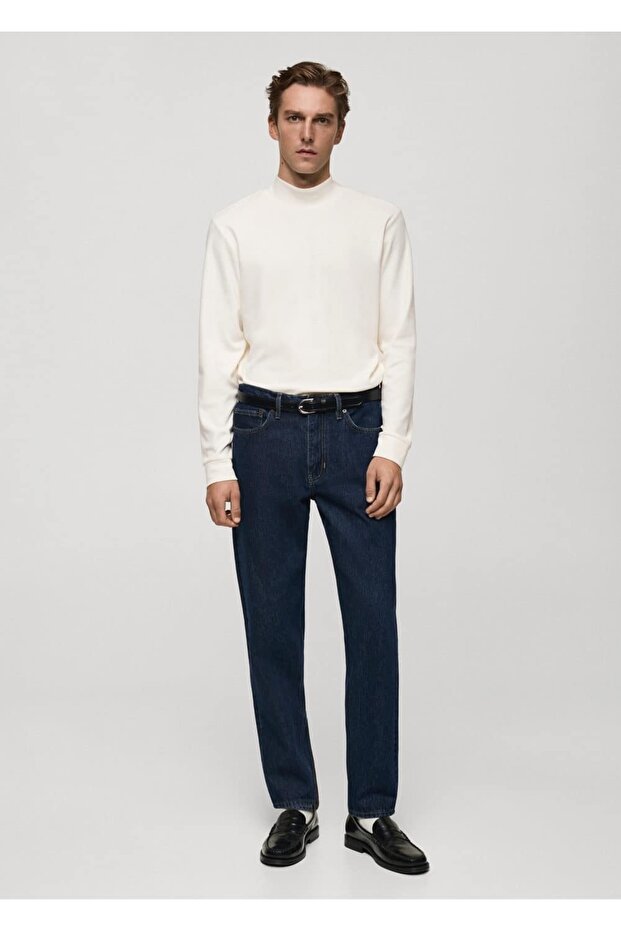 Perkins Yaka Pamuklu Tişört - 2