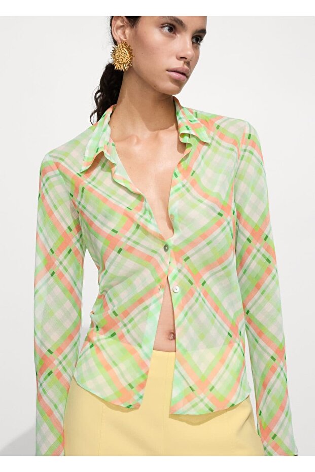 Orta belli düz kesim şort - 6