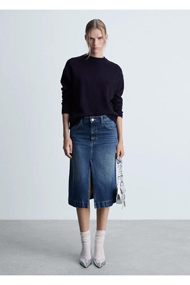 Yuvarlak Yaka Triko Kazak - 2