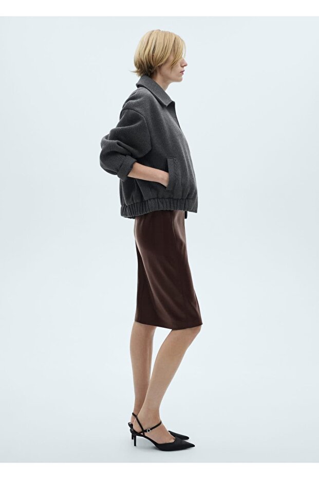 Deri görünümlü kalem etek - 6