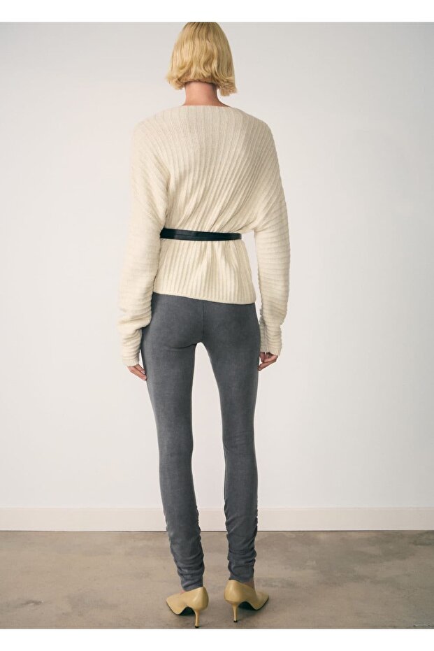 Leggings with Cuffs with Drawstring - 4