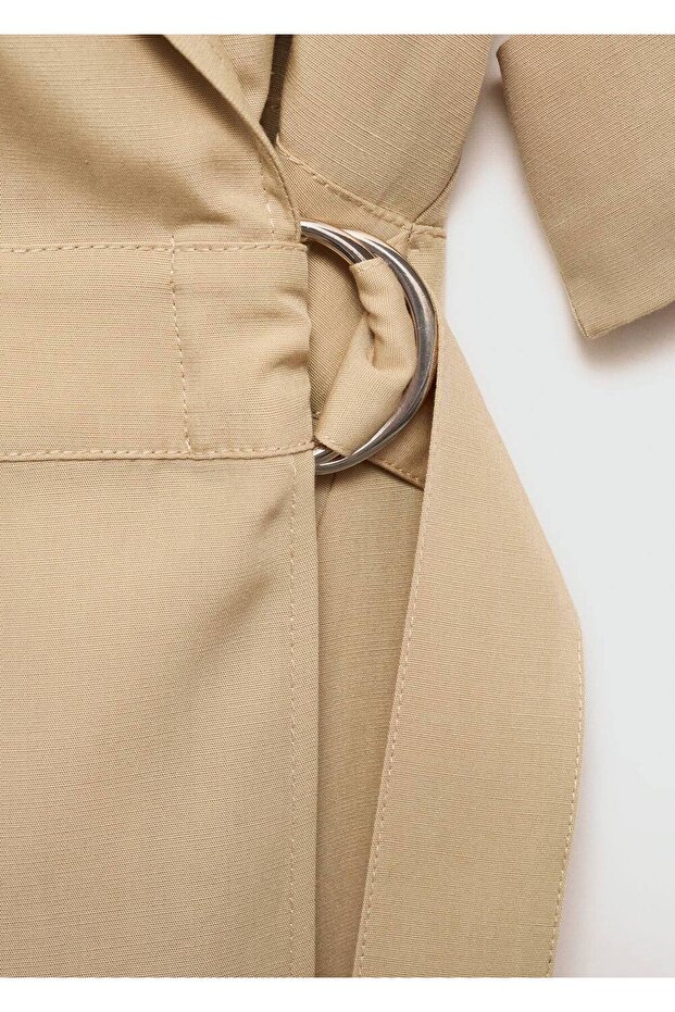 Kemerli liyosel elbise - 7