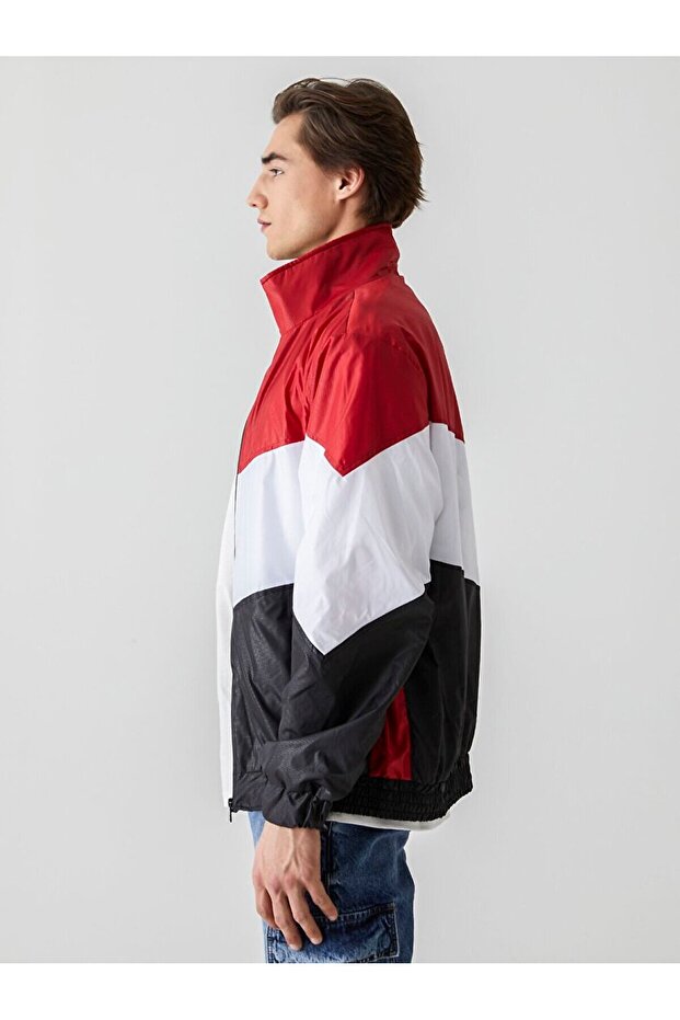 سترة حمراء ملونة - 4