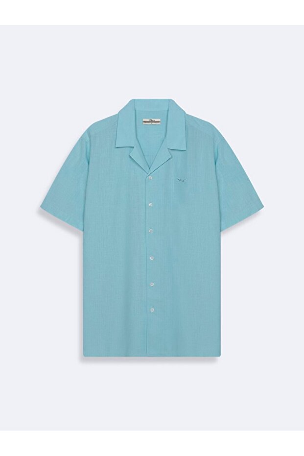 Dokulu Yeşil Gömlek - 1