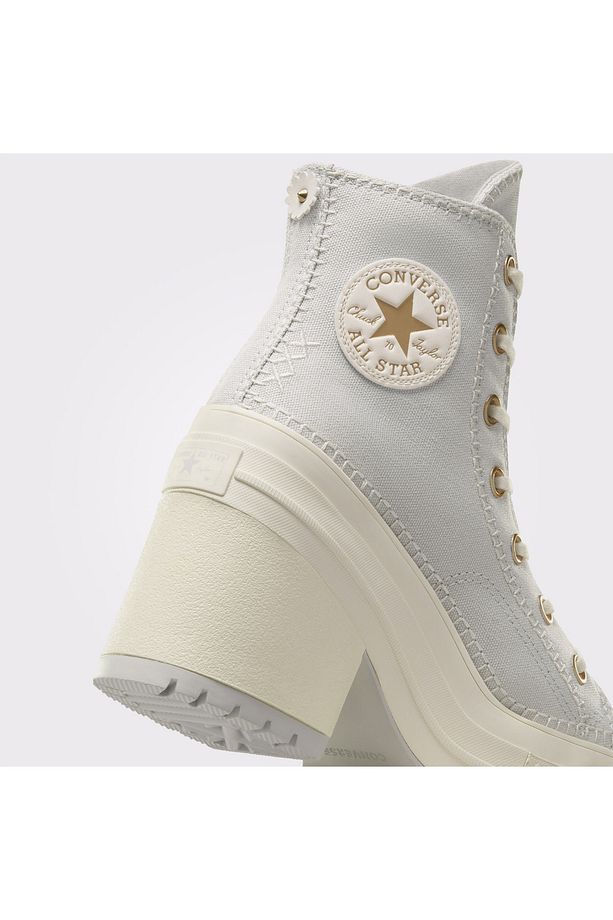 Chuck 70 De Luxe Heel Unisex Gri Platform Sneaker - 6