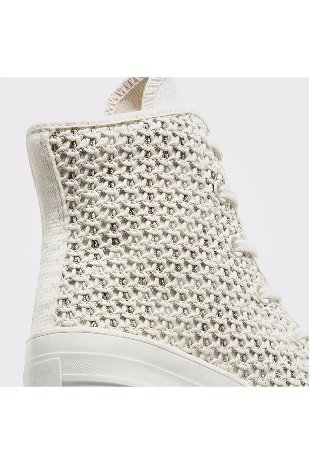 Chuck 70 De Luxe Heel Unisex Bej Platform Sneaker - 6