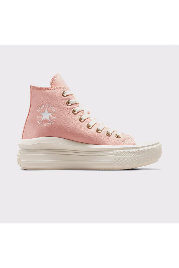 Chuck Taylor All Star Move Unisex Pembe Platform Sneaker - 1