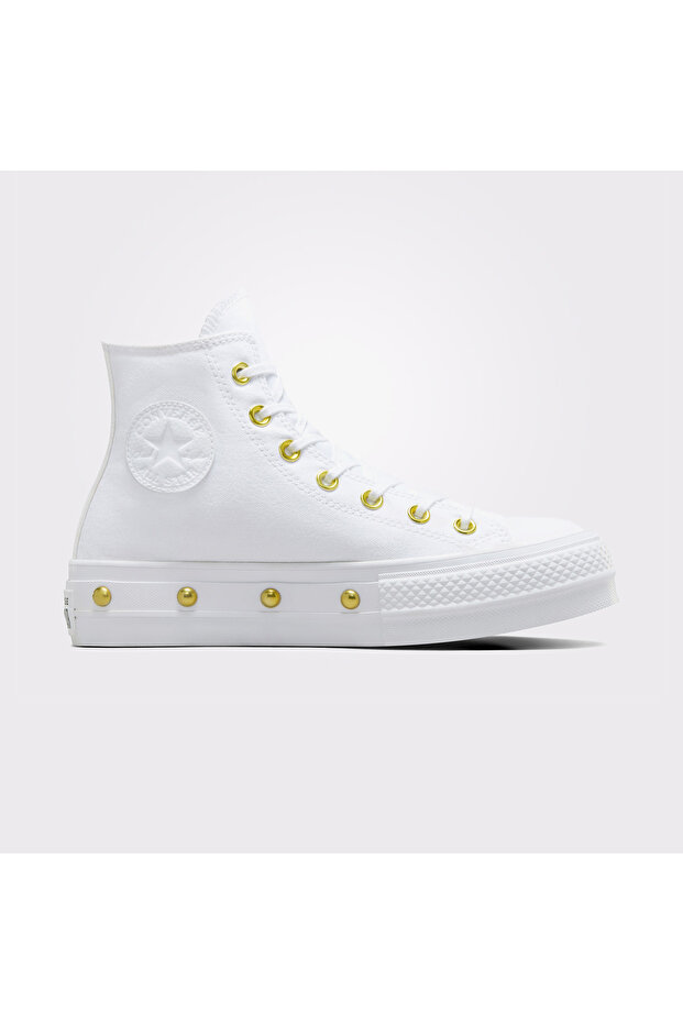 Chuck Taylor All Star Lift Platform Star Studded Women's White Sneaker