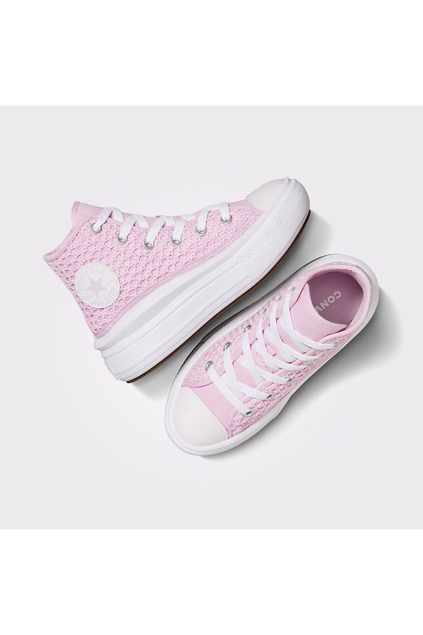 Chuck Taylor All Star Move Çocuk Pembe Platform Sneaker - 4