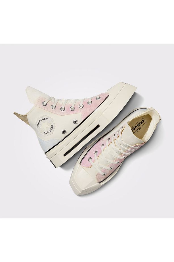 Chuck 70 De Luxe Squared Unisex Pembe Sneaker - 4