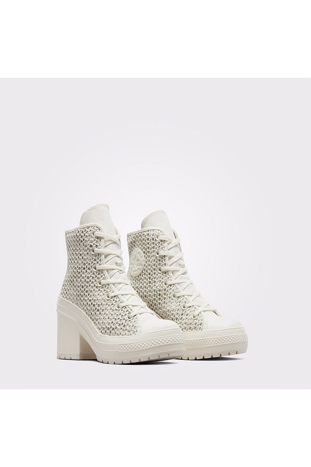 Chuck 70 De Luxe Heel Unisex Bej Platform Sneaker - 2