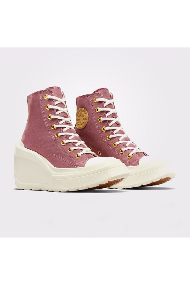 Chuck 70 De Luxe Wedge Platform Kadın Pembe Sneaker - 2