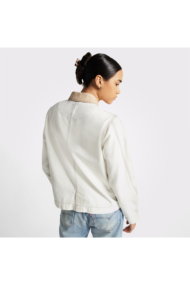 Work Kadın Krem Ceket - 2