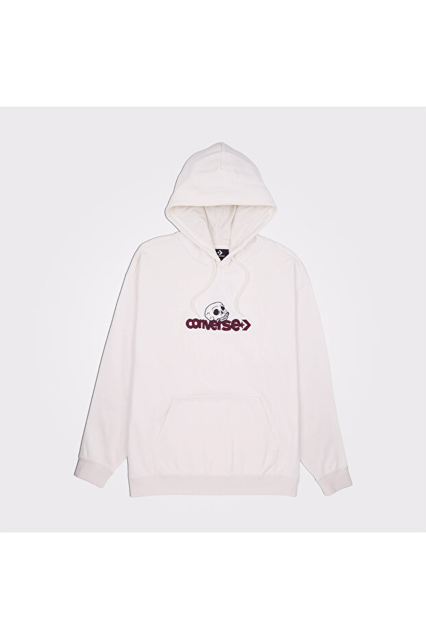 Skull Erkek Krem Sweatshirt - 1