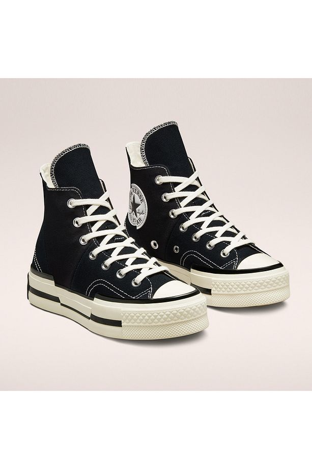Chuck 70 Plus Canvas Unisex Siyah Sneaker - 2