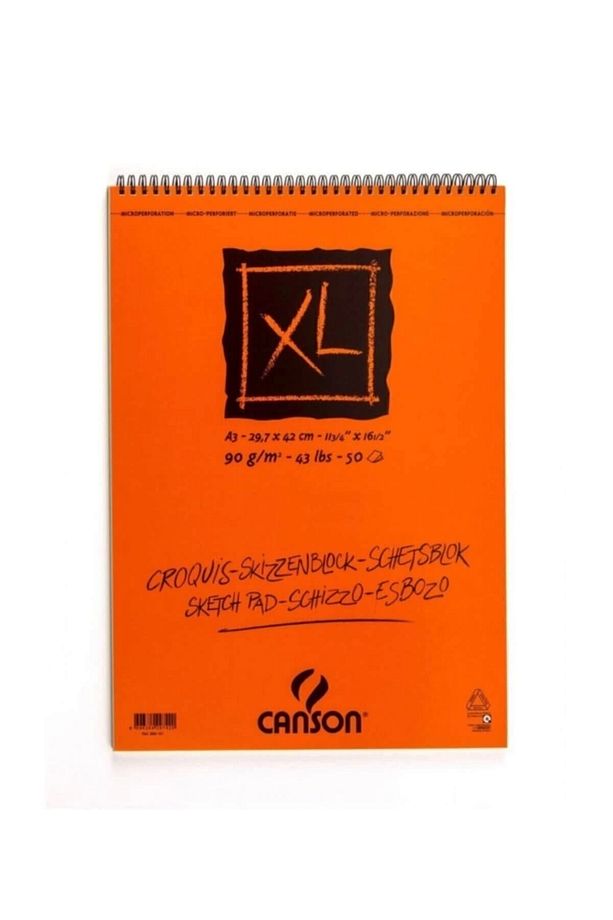 Xl Croquis Spiralli Eskiz Defteri A3 90gr 50 Yaprak - 1