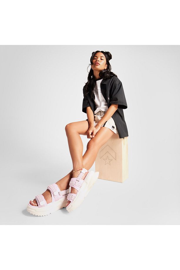 Run Star Utility Cx Unisex Pembe Platform Sandalet - 2