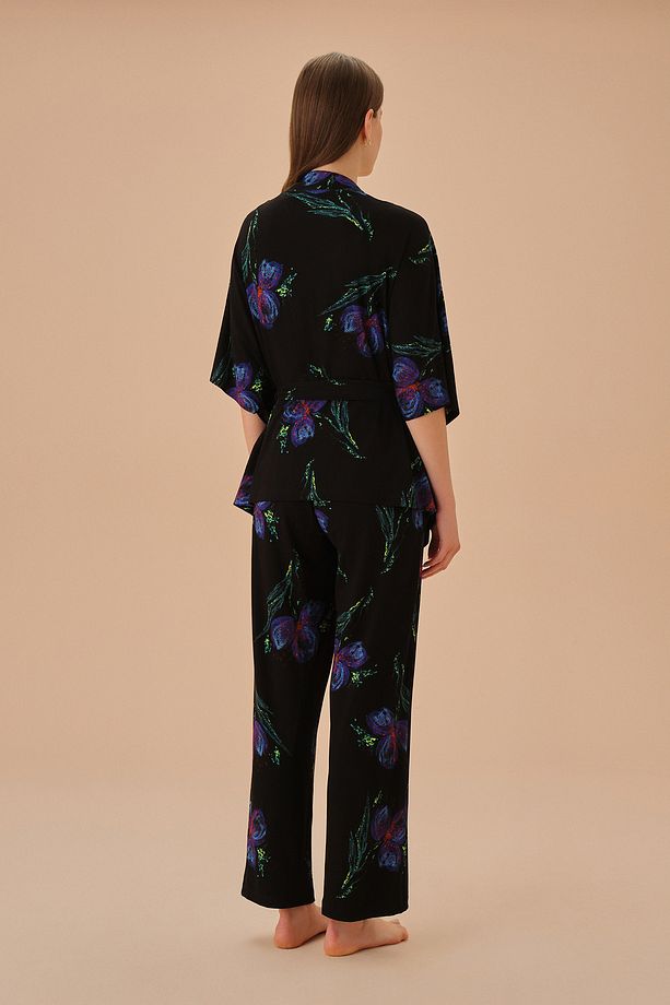 Liona Üç Parçalı Pijama Takımı - 4