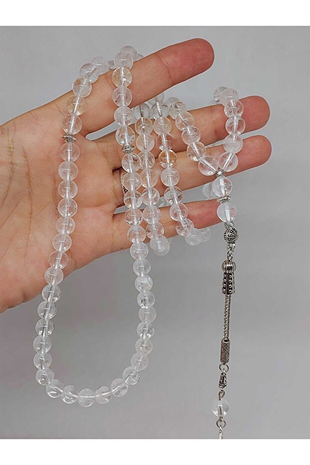 Crystal Quartz Stone Prayer Beads of 99 8mm (8956)