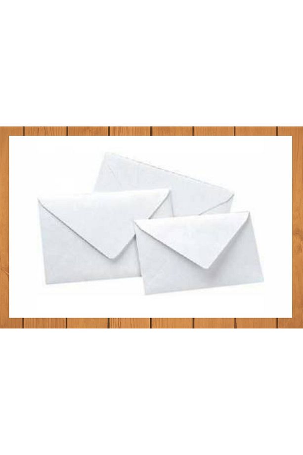 Zarf, Düğün Atkı Zarfı, Para Zarfı, Beyaz 1. Hamur Davetiye Zarfı, Ölçüsü: 12x18cm. 1.000 Adet - 1
