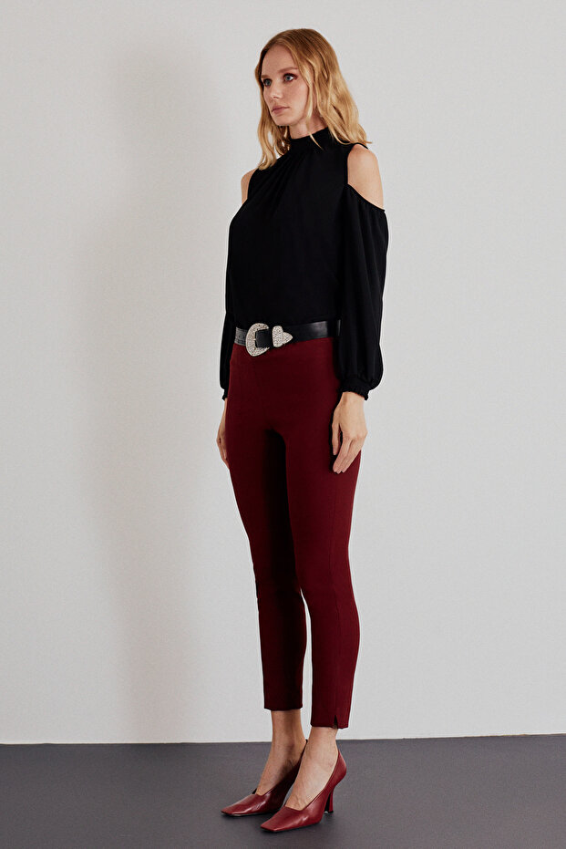 Omuz Dekolteli Gipeli Bluz - 2