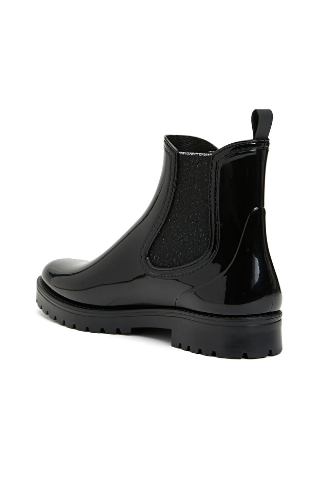 Siyah Kadın Yağmur Botu - 3