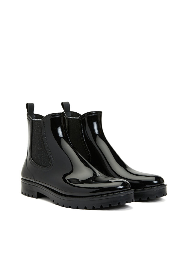 Siyah Kadın Yağmur Botu - 1