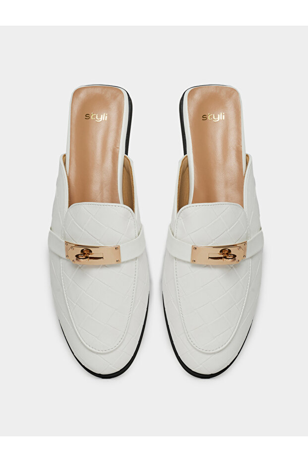 حذاء سهل الارتداء بمشبك معدني صلب - 4