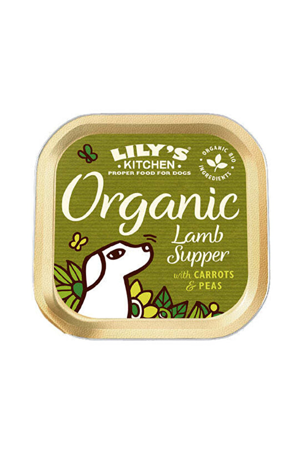 Organic Lamb Supper Wet Dog Food - 150G