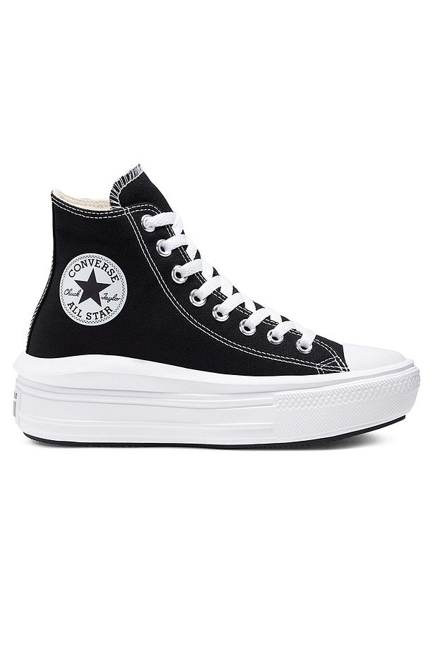 Chuck Taylor All Star Move Platform Kadın Siyah Sneaker Ayakkabı 568497c - 6