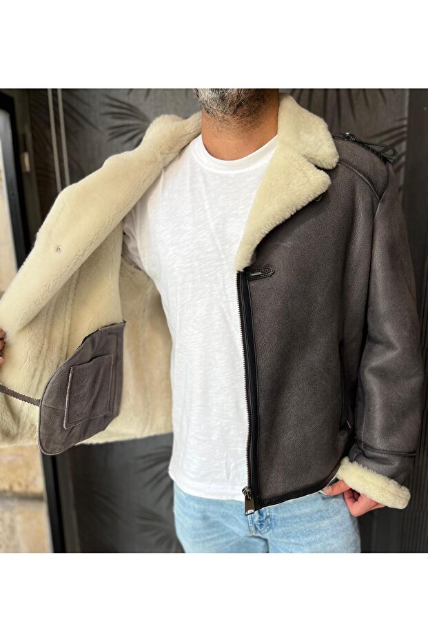 DERİ KÜRK CEKET - 4